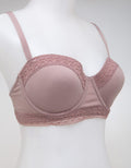 W TRIM NYLON 1/2 BRA