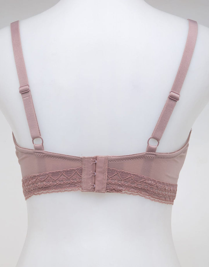 W TRIM NYLON 1/2 BRA