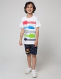 Aero Short Sleeve T-Shirt Print Type Quitar