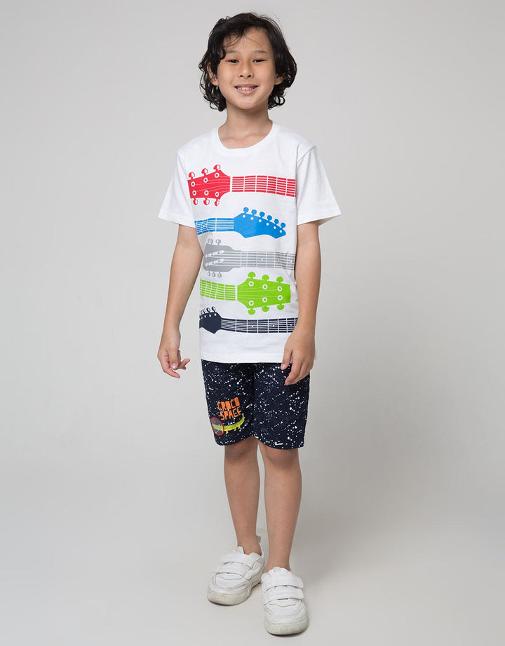 Aero Short Sleeve T-Shirt Print Type Quitar