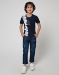 Little M Short Sleeve T-Shirt Print Piano Music
