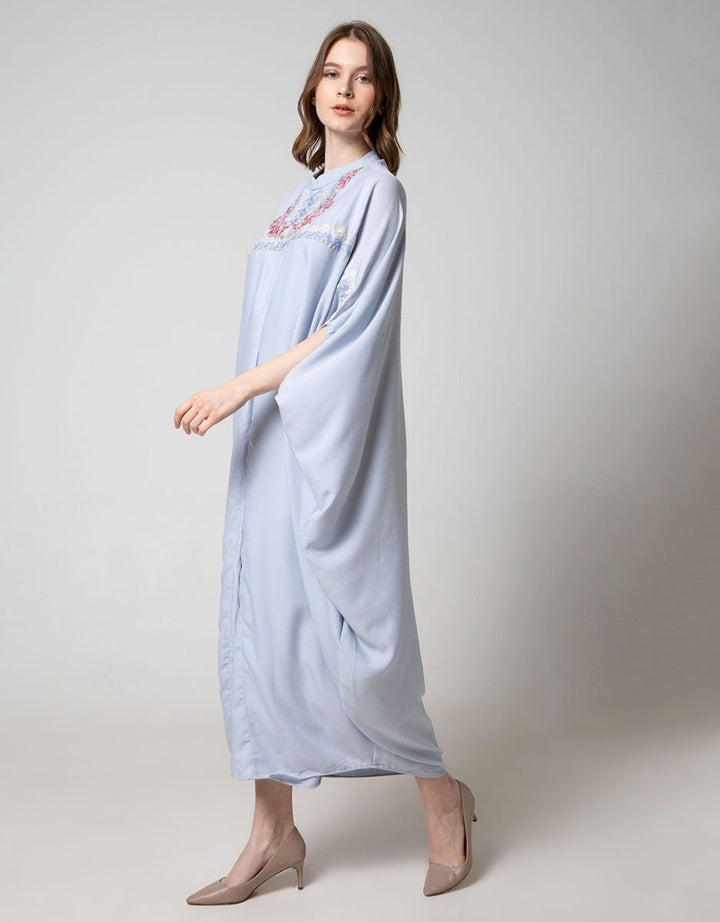 L/S KAFTAN TXT W EMB