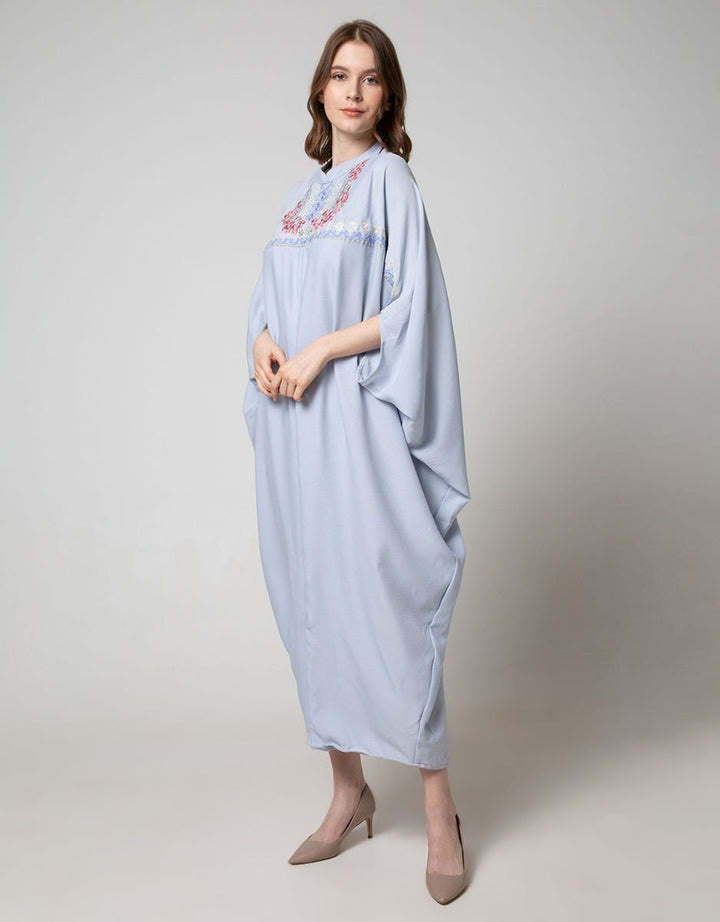 L/S KAFTAN TXT W EMB