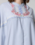 L/S KAFTAN TXT W EMB