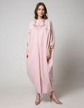 L/S KAFTAN TXT W EMB