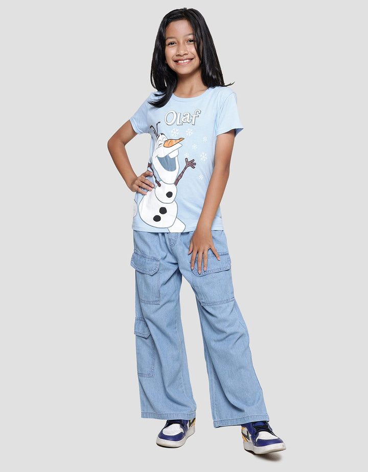 Disney Olaf Print Girls T-Shirt