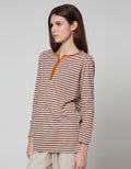 Phenomenal Long Sleeve V Btn Stripes 4Clr
