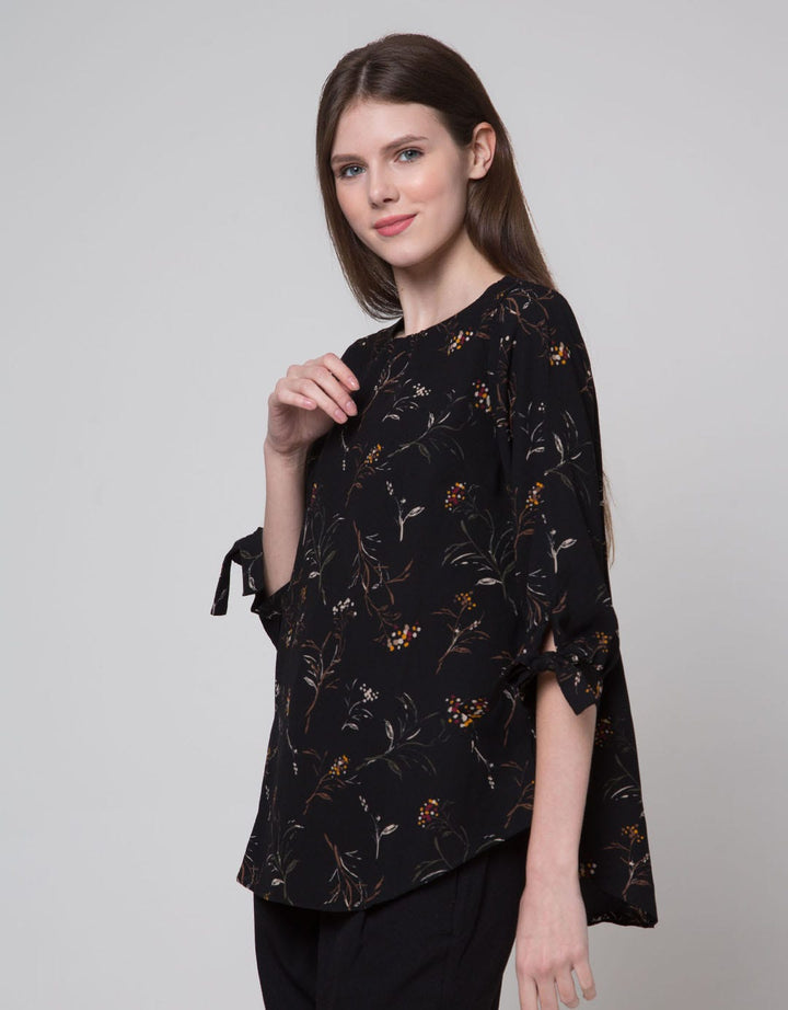 St. Yves Bow Sleeve Blouse Wanita