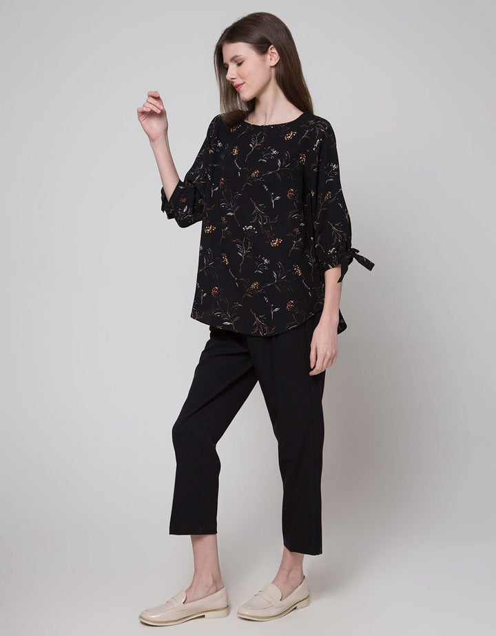 St. Yves Bow Sleeve Blouse Wanita