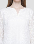 St. Yves Text Solid W Skuder Blouse Wanita