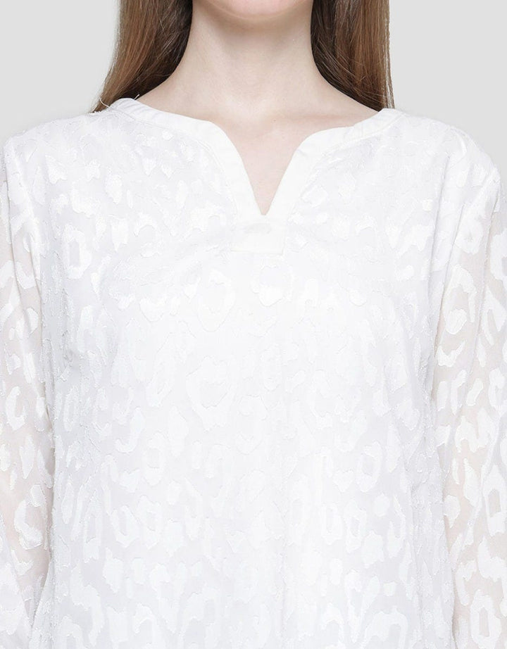 St. Yves Text Solid W Skuder Blouse Wanita