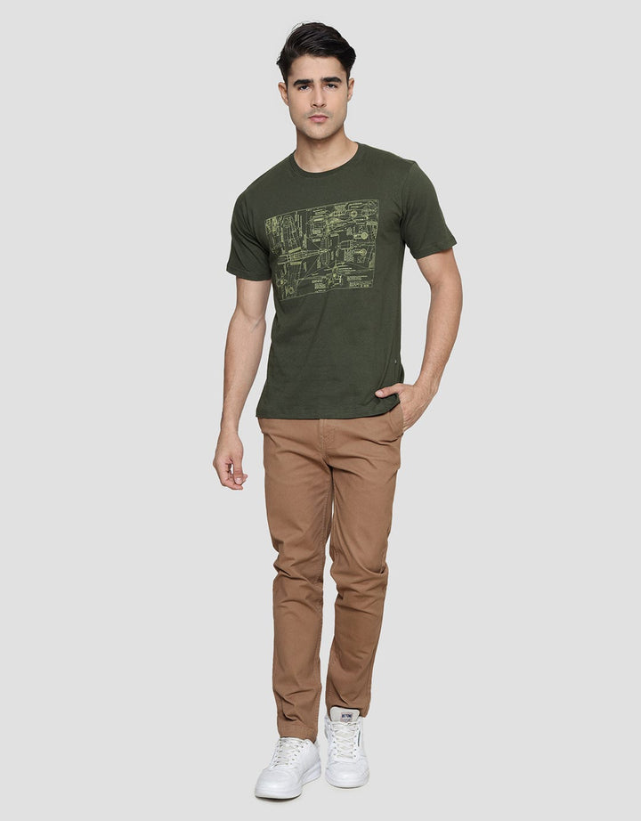 Nevada Round Neck Regular Kaos Pria