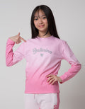 Nevada Long Sleeve Terry Gradasi Ballerina Heart