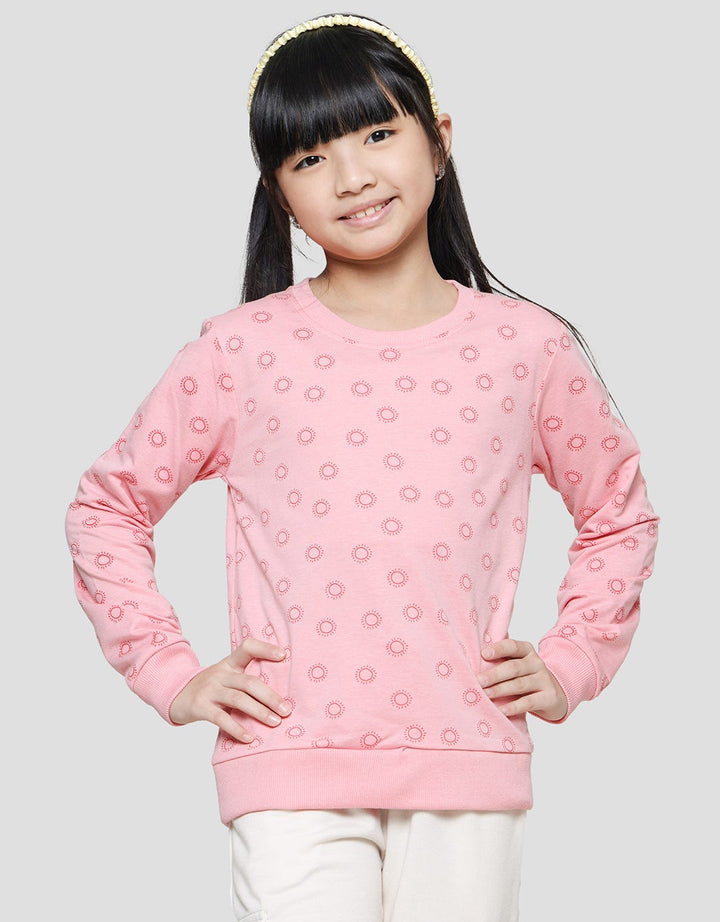 Nevada Sun Print Sweater for Girls