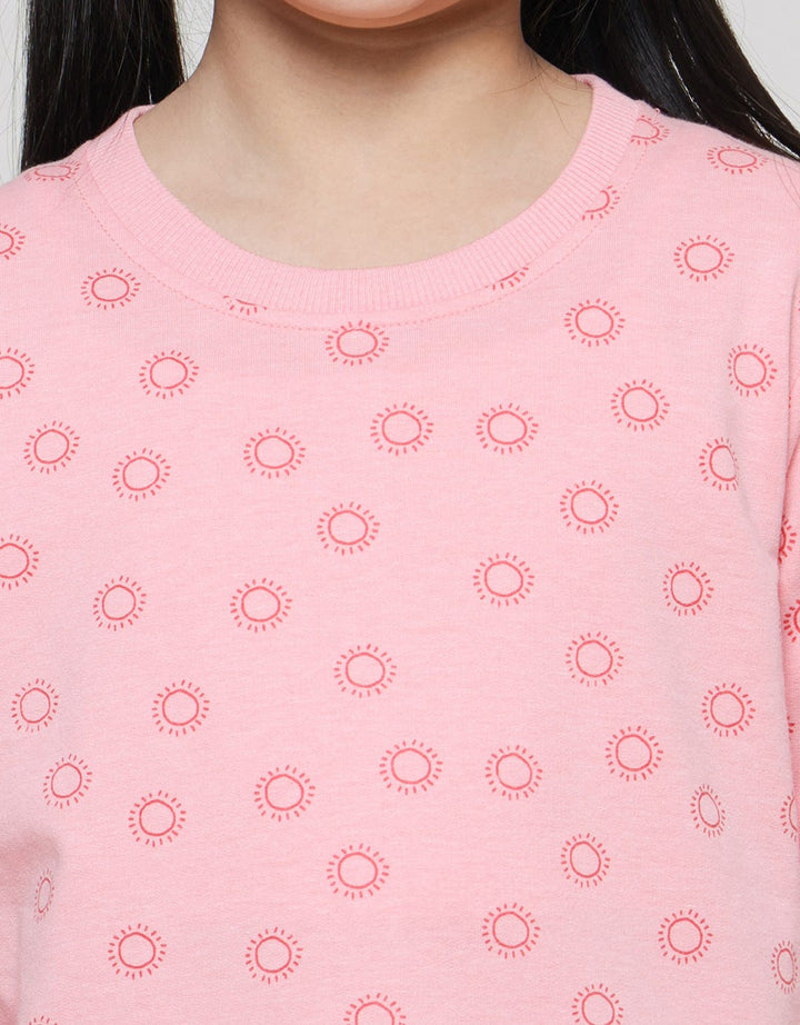 Nevada Sun Print Sweater for Girls