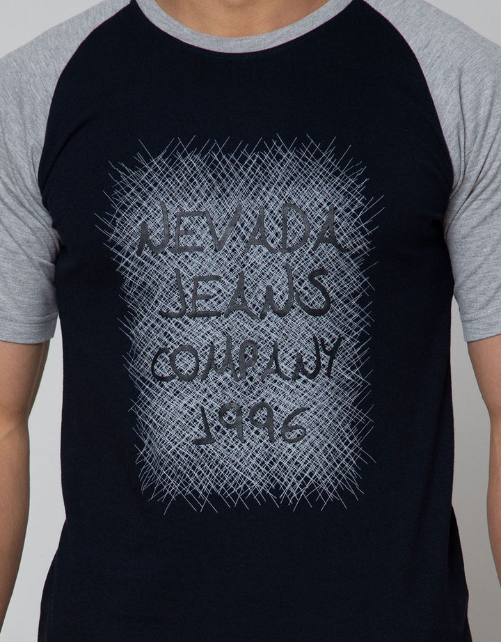 Nevada Short Sleeve Raglan Regular Print Jeans