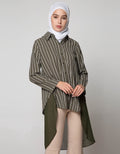 Annisa M Ls Stripe Top