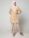 Annisa Long Sleeve Embro Neckline