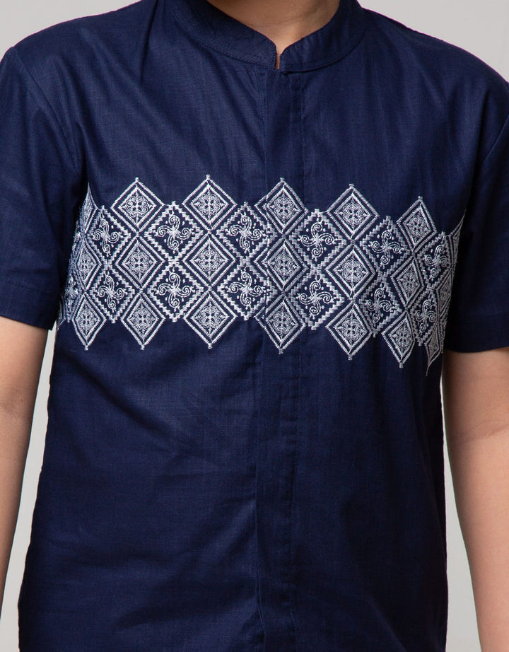 SS SLUB EMBROIDERY CHEST