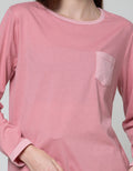 Phenomenal Plain Pocket Kaos Wanita