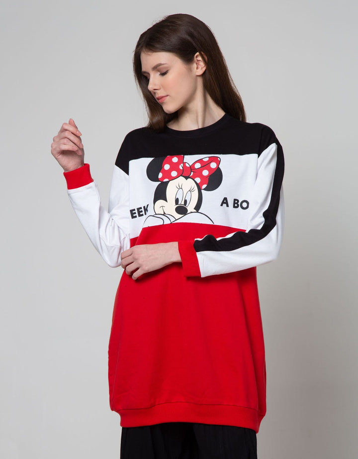Disney Fress Minnie Peek A Bow Sweater