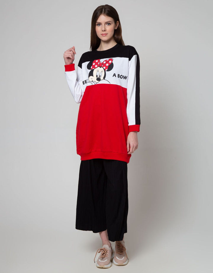 Disney Fress Minnie Peek A Bow Sweater
