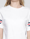 Connexion Round Neck C&amp;S Rib Arms Women's Short Sleeve T-Shirt