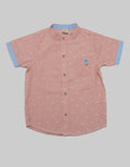 Little M Short Sleeve Bird Print Shirt