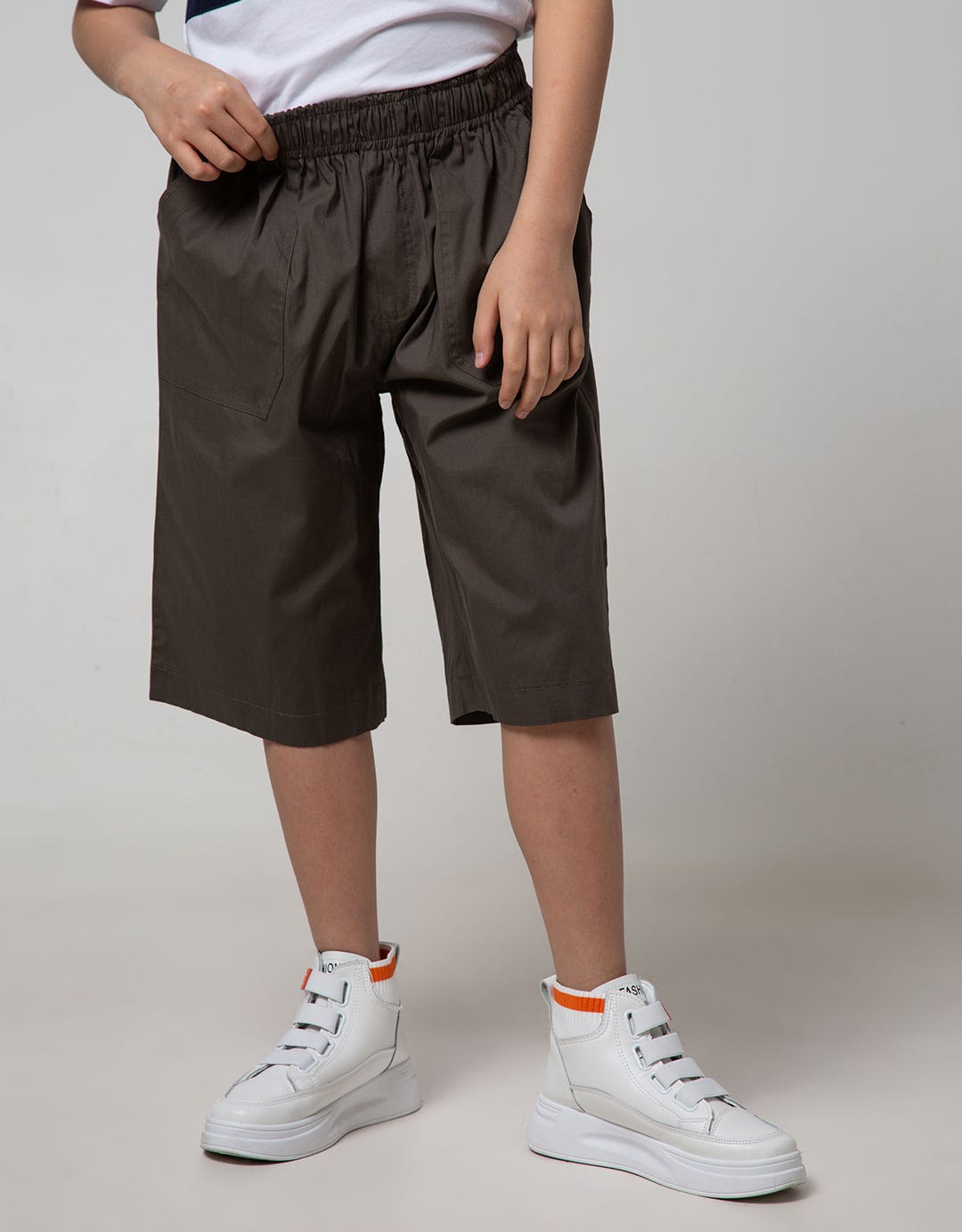 Aero Crop Pant Woven Regular Pocket Boys