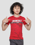 Marvel Avengers Invincible Print Splash Boys T-Shirt