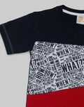 Little M Wording Print Kaos Anak Laki-laki