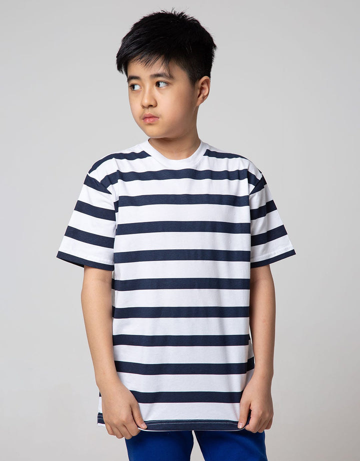 SS STRIPE NAVY BASIC