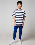 SS STRIPE NAVY BASIC