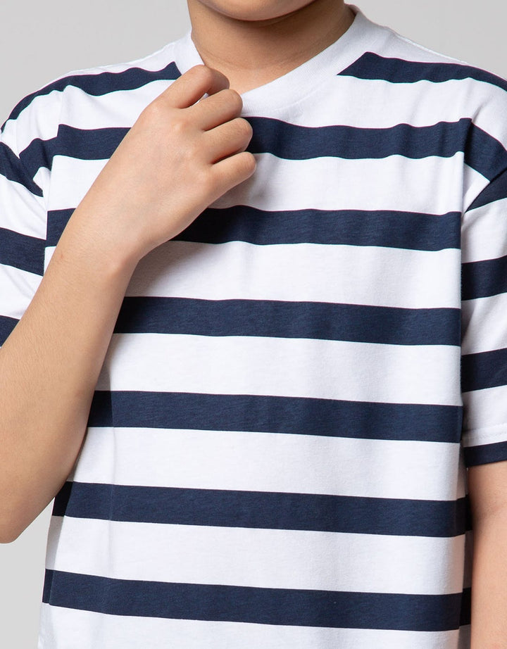 SS STRIPE NAVY BASIC