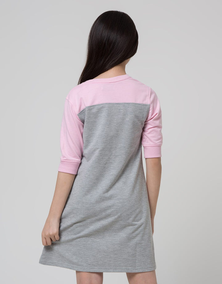 Nevada Pastel Print Dress Anak Perempuan