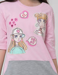 Nevada Pastel Print Dress Anak Perempuan