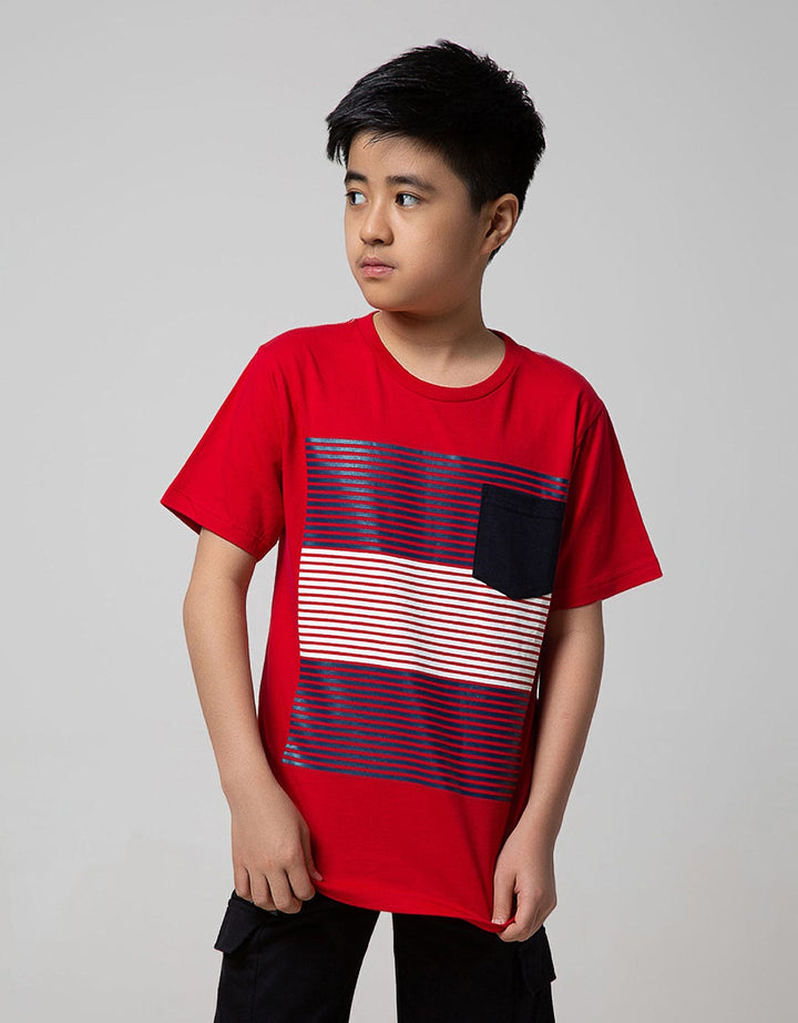 SS STRIPE WITH POCKE