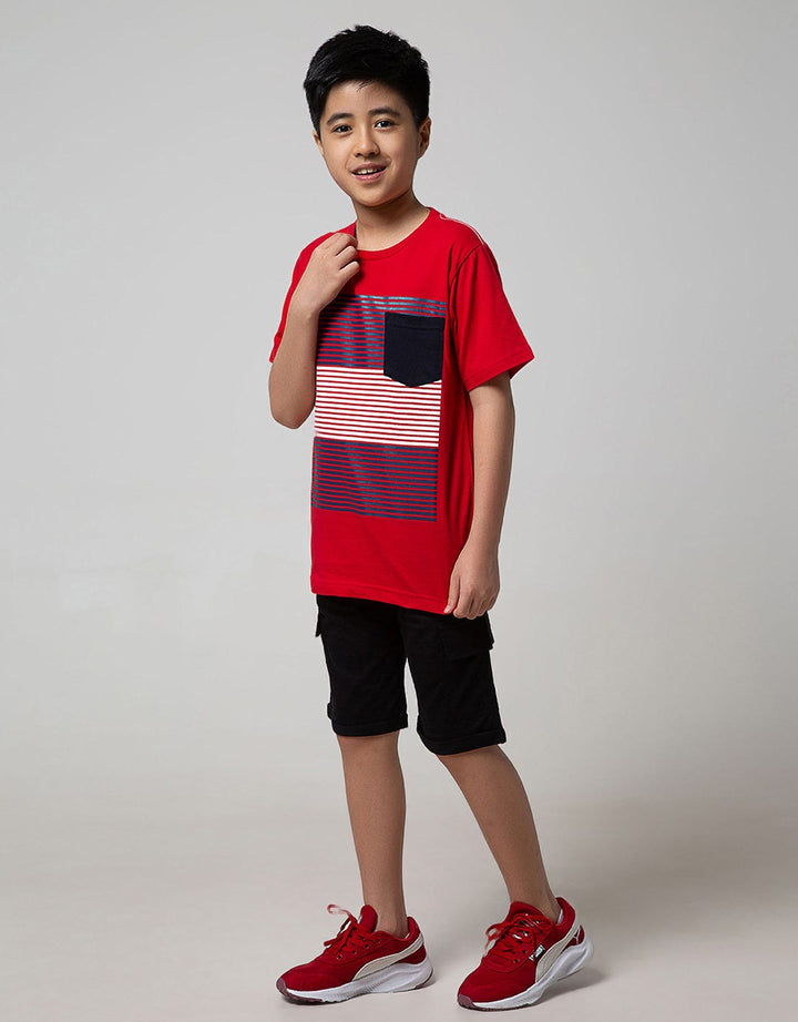 SS STRIPE WITH POCKE