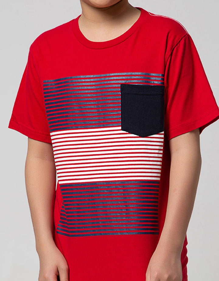 SS STRIPE WITH POCKE