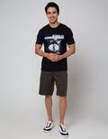 Nevada Short Sleeve T-Shirt Round Neck Regular Print Drum