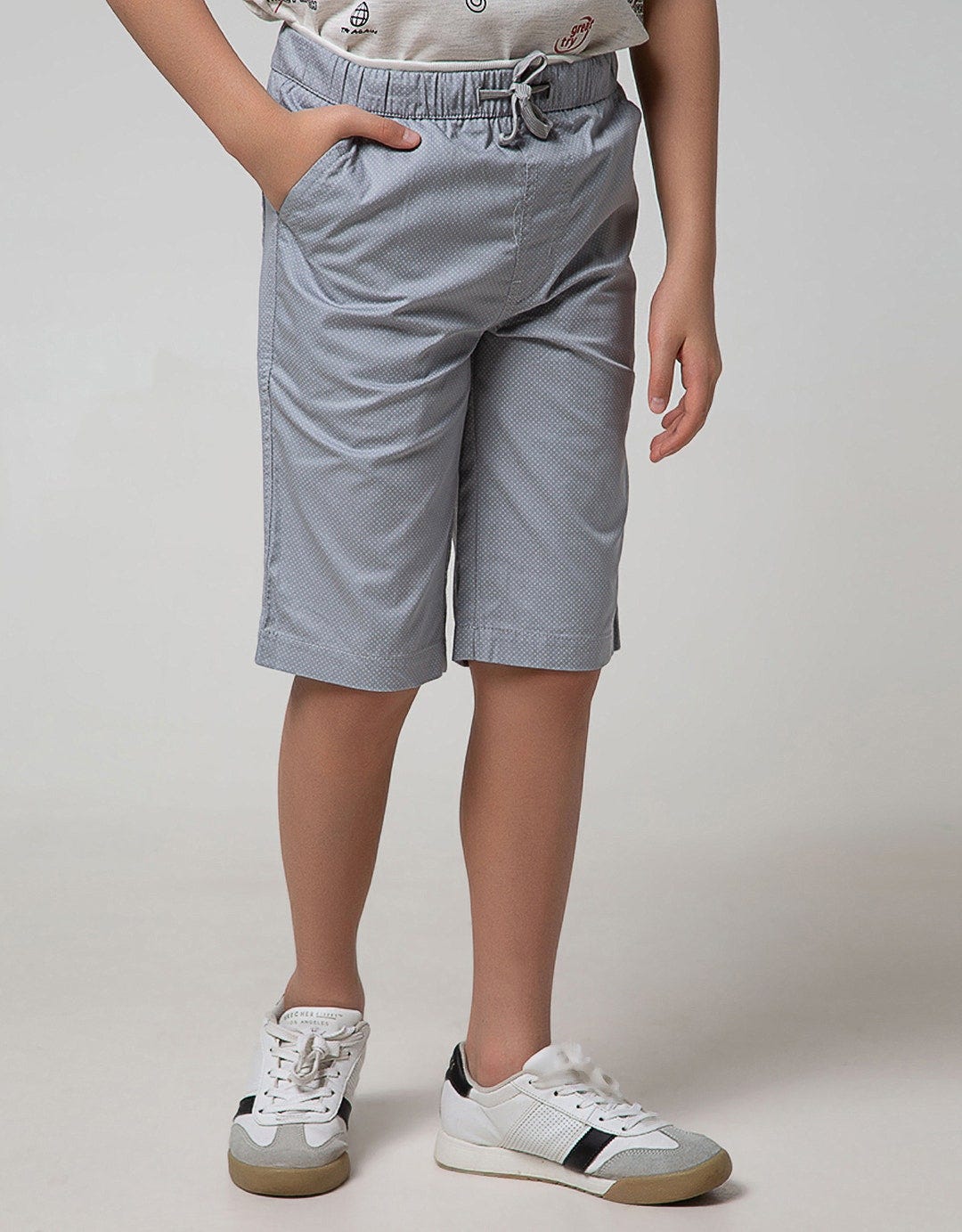 KI CROP WOVEN POLKAD