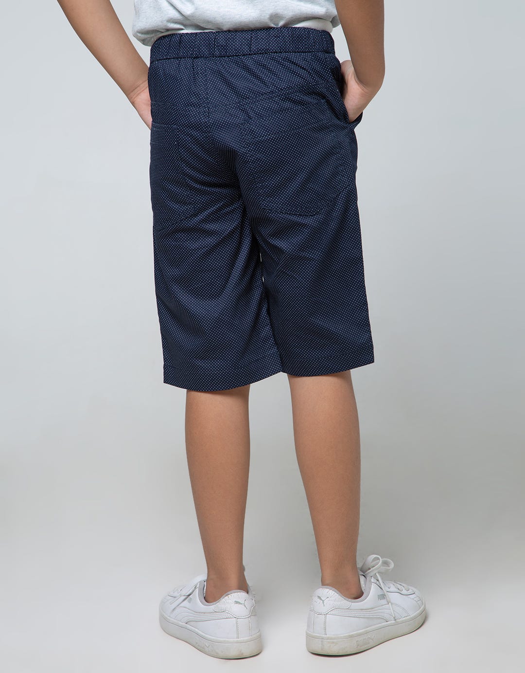 KI CROP WOVEN POLKAD
