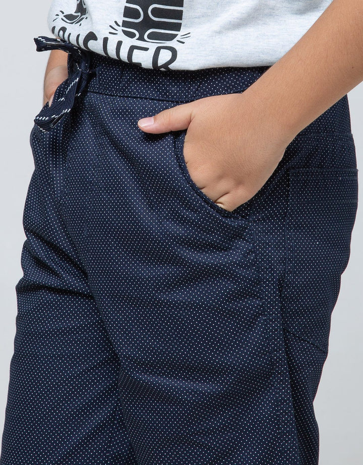 KI CROP WOVEN POLKAD