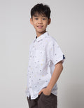 Aero Short Sleeve Shirt Fullprint Regu Oxford Print Flazz