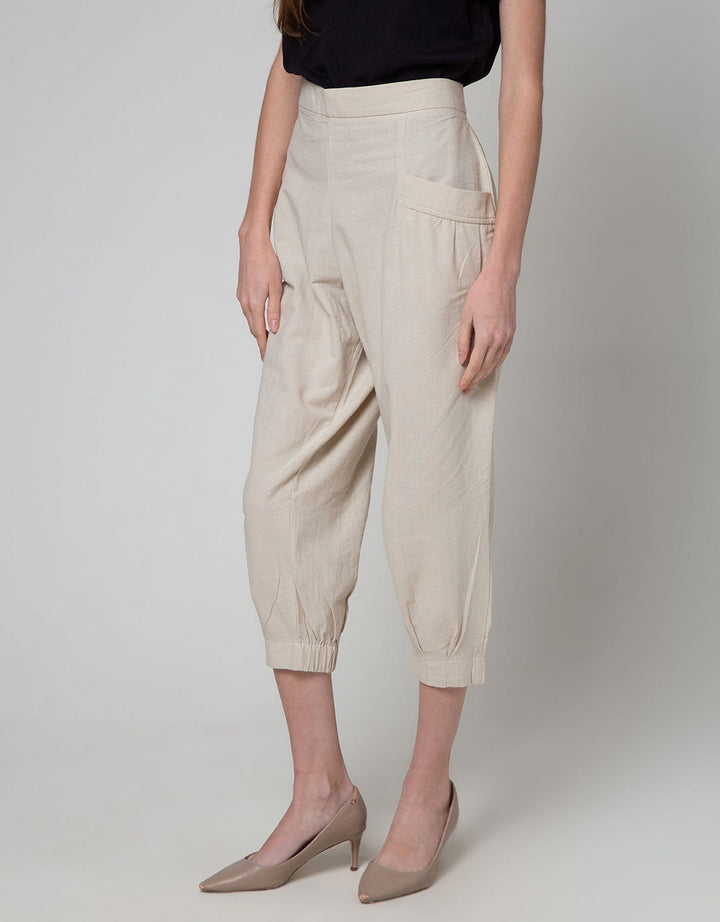 Connexion Pants Ramie Baggy Nat Bawah