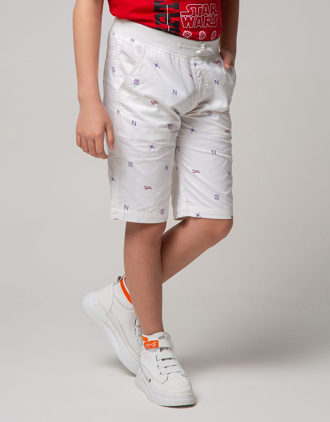 Nevada Basic Crop Woven Nautical Single