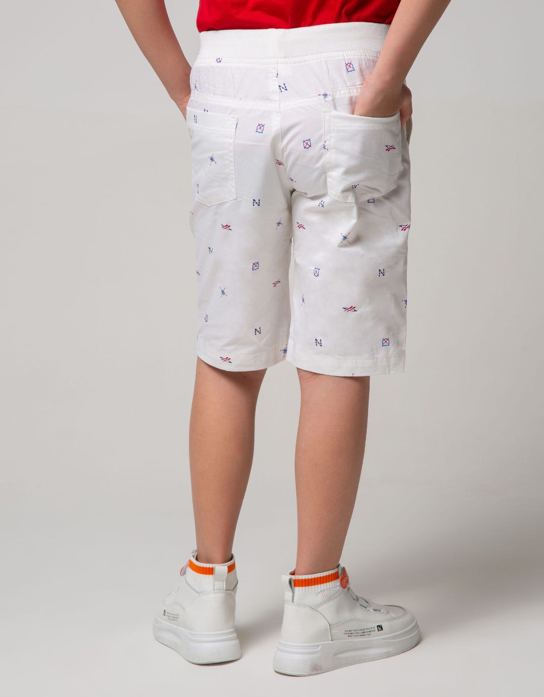 Nevada Basic Crop Woven Nautical Single