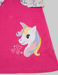 Little M Dress Aksen Print & Patch Unicorn