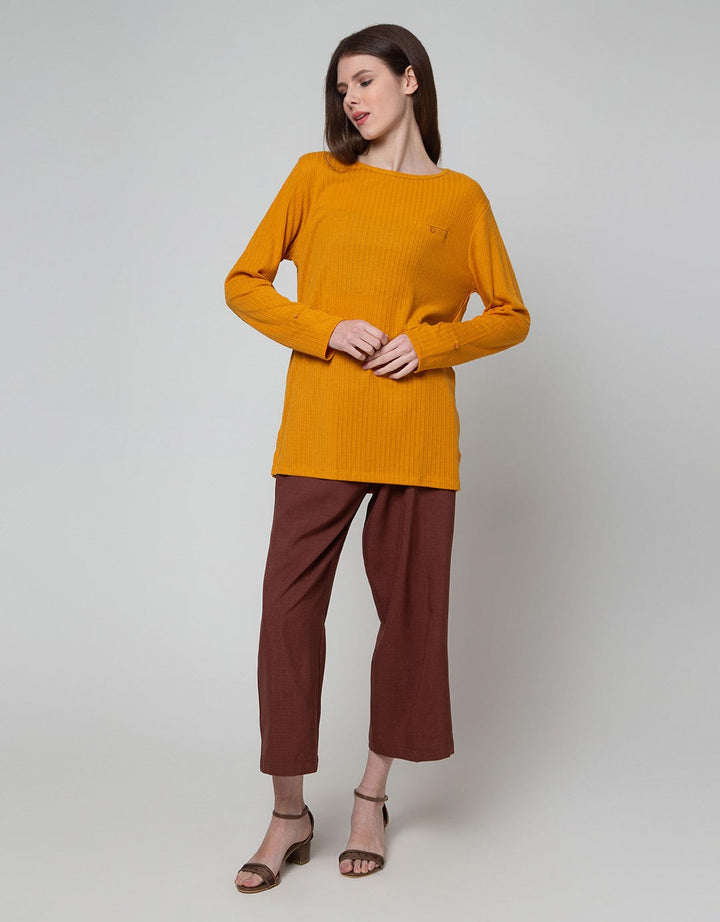 Phenomenal Long Sleeve Plain Textured