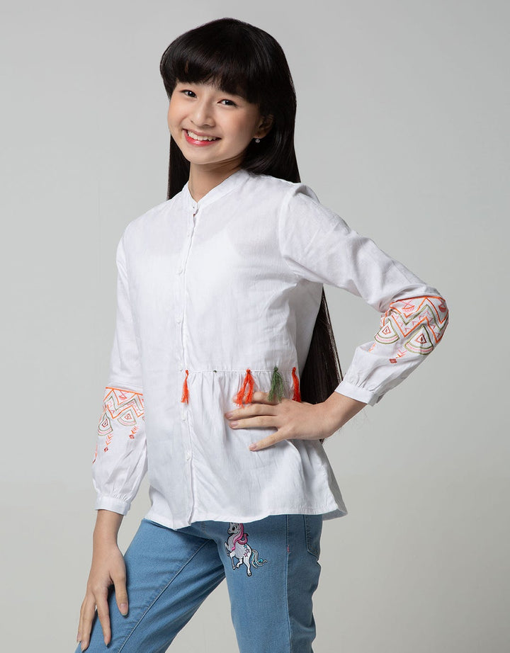 LS DOBI EMBROIDERY SLEEVES